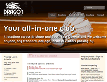 Tablet Screenshot of dragonclub.org